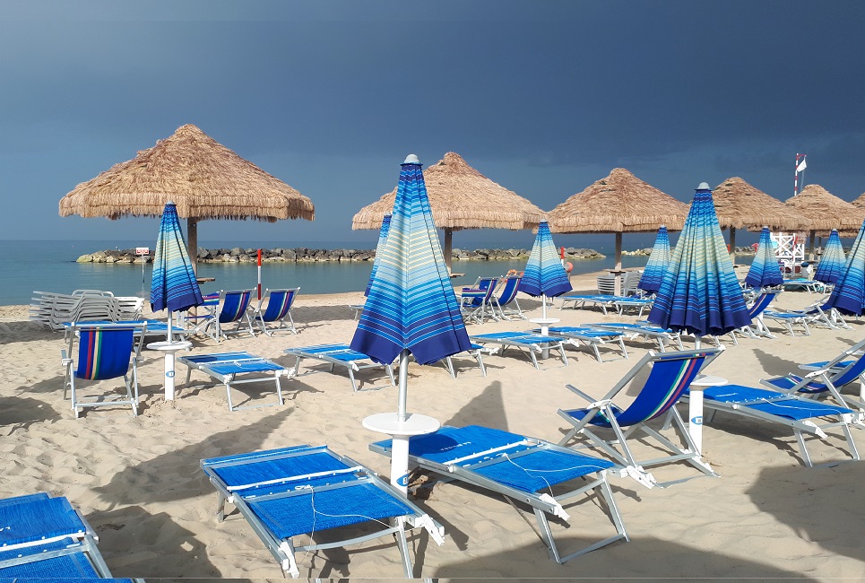Beach umbrellas, Montesilvano