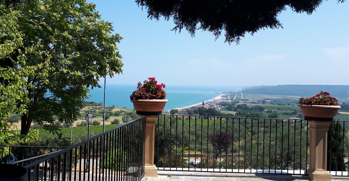 View of coast from San Giovanni in Venere