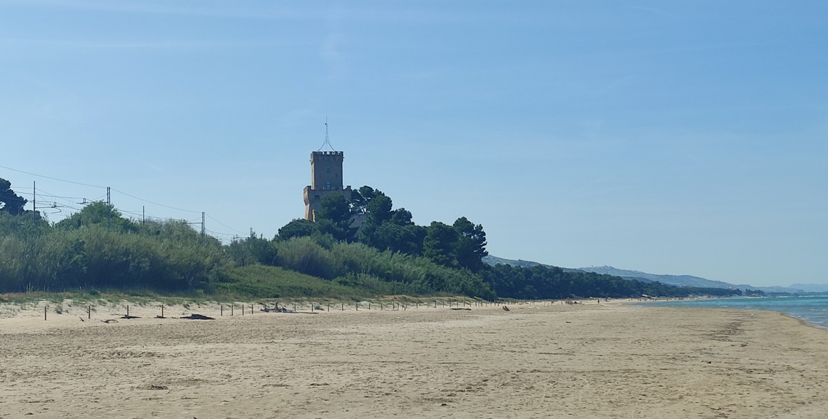 The torre, or tower at Cerrano Marine Reserve
