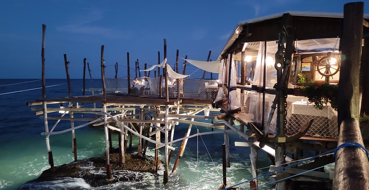 Trabocco restaurant, exterior