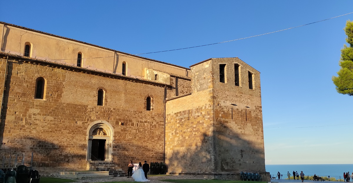 Abbey of San Giovanni in Venere overlooking Trabocchi Coast