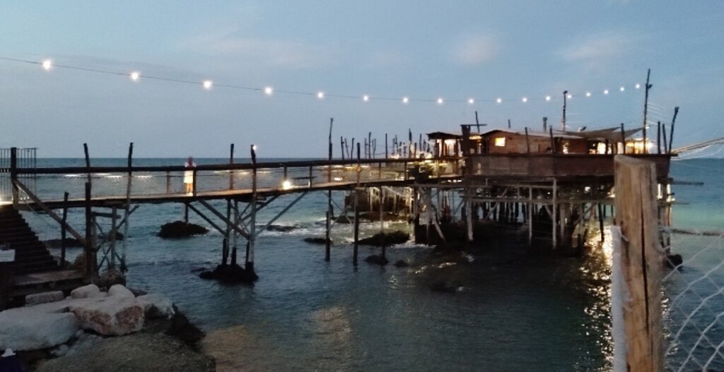 Trabocchi coast by night