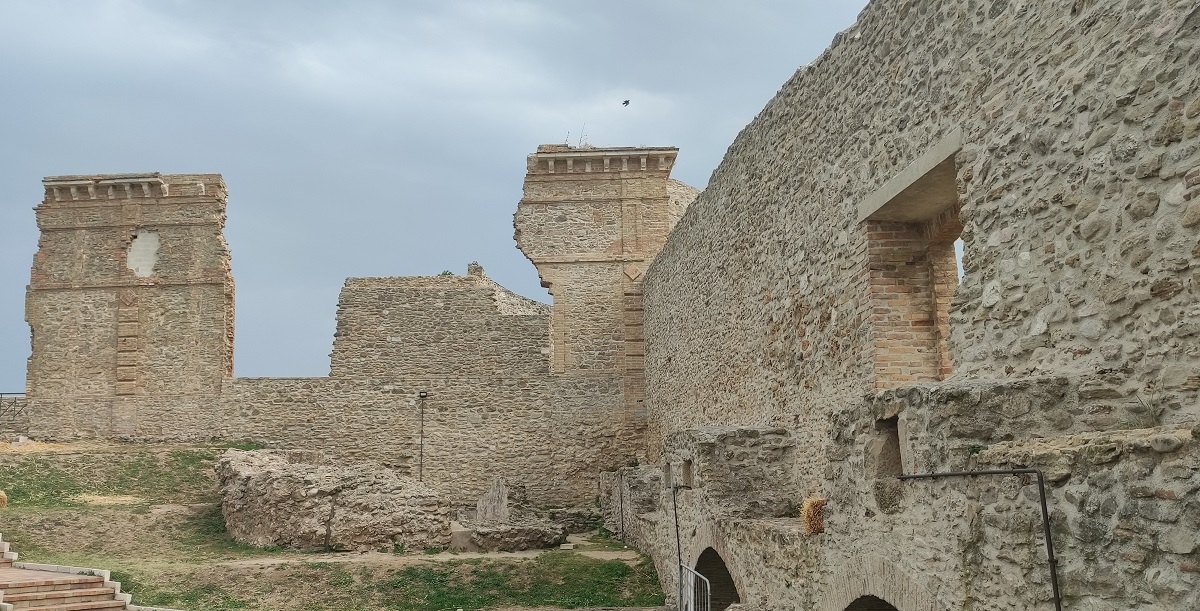 Parts of the castle wall, Ortona.