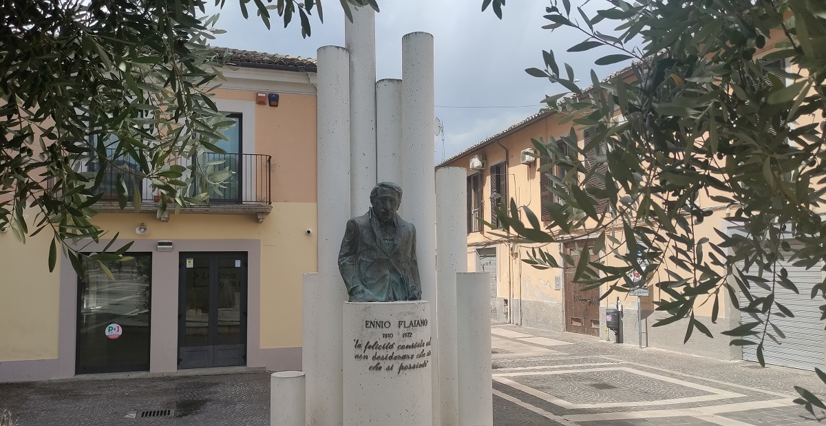 Statue of Ennio Flaiano