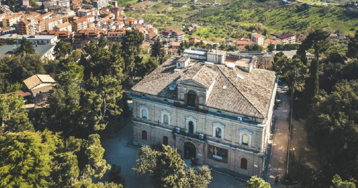 Villa Frigeri, Chieti, from above