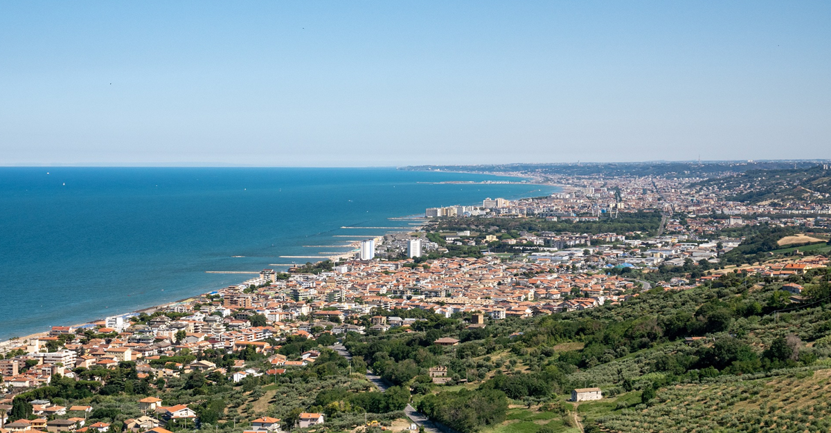 Silvi Marina and coastline